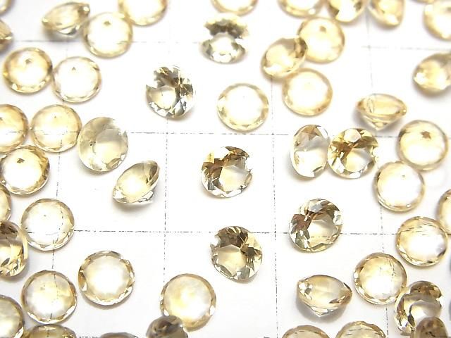 【動画】宝石質シトリンAAA ルース ラウンドファセットカット5×5mm 10粒 サムネイル2