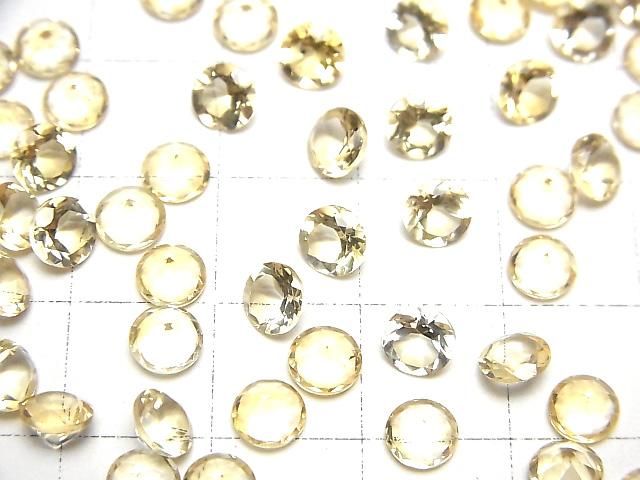 【動画】宝石質シトリンAAA ルース ラウンドファセットカット5×5mm 10粒 サムネイル3