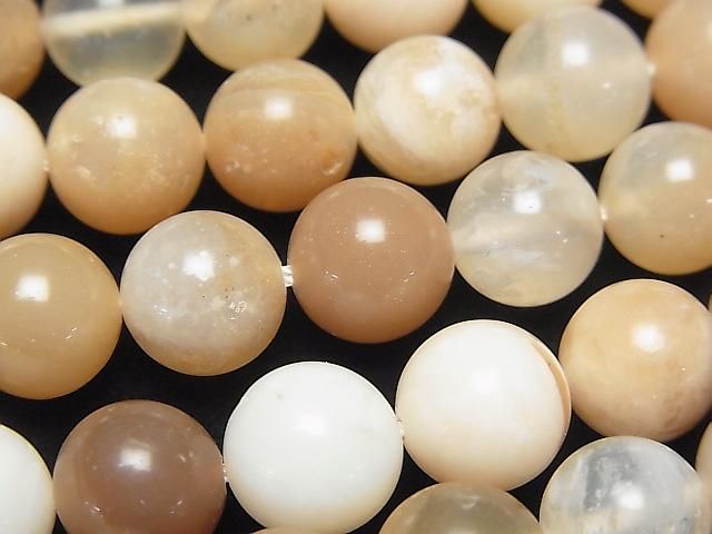 【動画】アフリカ産イエローオパール ラウンド10mm 1連(約38cm)の画像