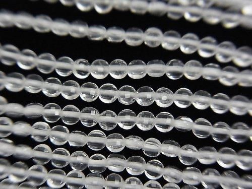 【動画】【素晴らしい輝き】クリスタルAAA- コインカット2×2×1.5mm 1連(約38cm)の画像