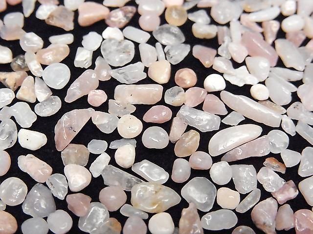 ピンクオパールAA++ 穴なしチップ(さざれ) 100グラムの画像