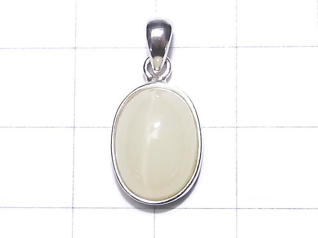 【動画】【1点もの】宝石質キャッツアイクォーツAAA ペンダントトップ SILVER925製 NO.40 サムネイル2