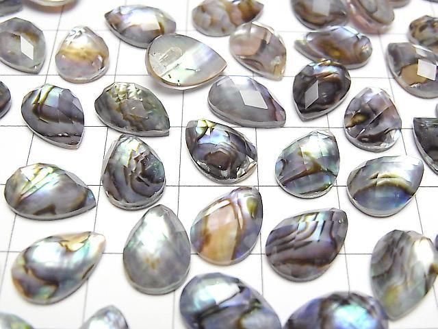 【動画】アバロンシェル×クリスタルAAA’ ペアシェイプ カボションカット12×8mm 3個 サムネイル3