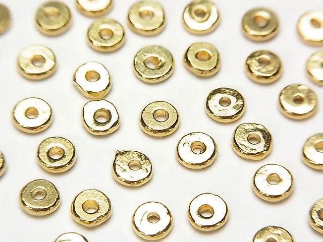 カレンシルバー ロンデル(ディスク)5×5×1.5mm 18KGP 5枚の画像