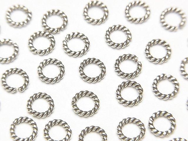 カレンシルバー ロープリング(開閉タイプ) 4mm・4.5mm・5.5mm・6mm・8mm 10個の画像