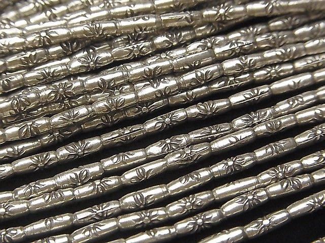 カレンシルバー 飾りライス7×2.5×2.5mm 1/4連~1連(約38cm)の画像