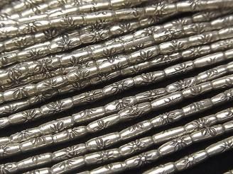 カレンシルバー 飾りライス7×2.5×2.5mm 1/4連~1連(約38cm)