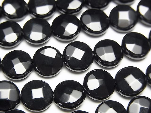 オニキス コインカット8×8×4mm 1連（約36cm）｜天然石ビーズの卸