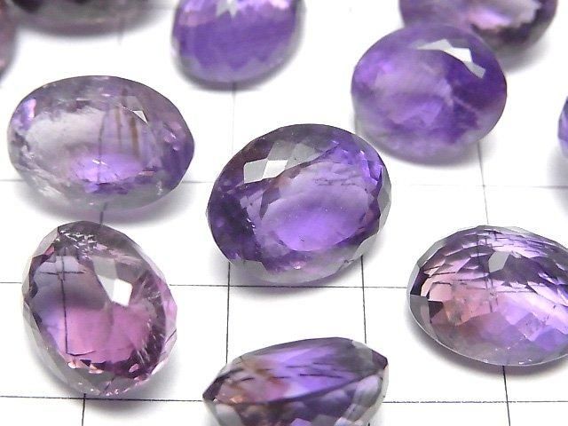【動画】宝石質アメジストAA++ オーバル ファセットカット 3個 サムネイル2