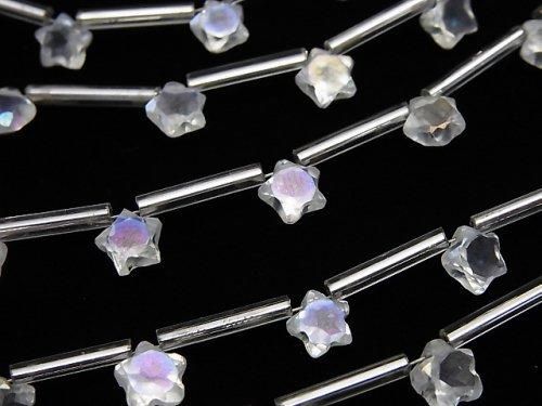 アクアクリスタルAAA スターカット6×6mm 1連(8粒)の画像