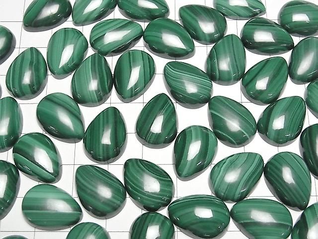 【動画】マラカイトAAA ペアシェイプ カボション18×13mm 3個 サムネイル4