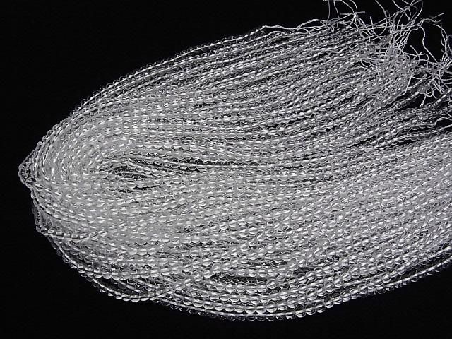 【動画】天然クリスタルAAA ラウンド4mm 1連(約37cm) サムネイル4