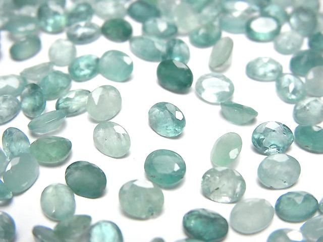 【動画】グランディディエライトAA++ ルース オーバルファセットカット5×4mm 5粒の画像