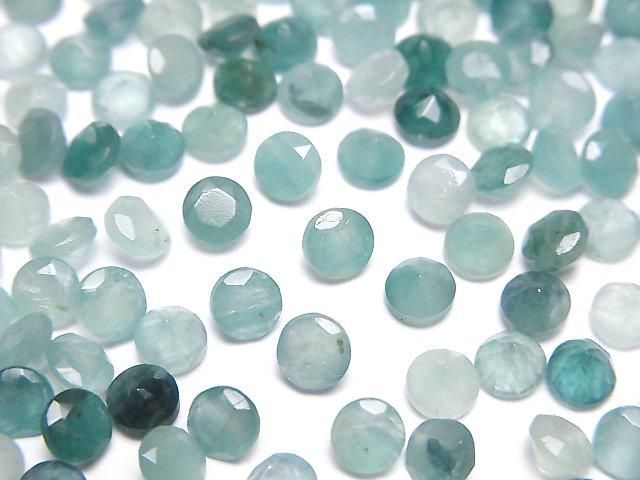 【動画】宝石質グランディディエライトAA++ ルース ラウンドファセットカット4×4mm 10粒の画像