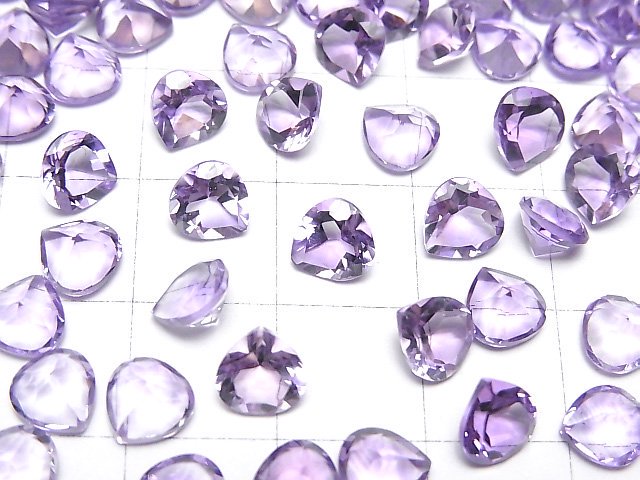 【動画】宝石質アメジストAAA ルース マロンファセットカット6×6mm 5粒 サムネイル3