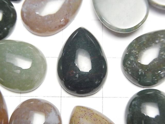 【動画】インディアンアゲート ペアシェイプ カボション18×13mm 3個 サムネイル2