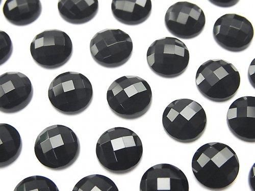 オニキス ラウンド カボションカット8×8mm 5個の画像