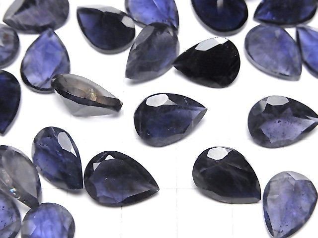 【動画】宝石質アイオライトAAA- ルース ペアシェイプファセットカット14×10mm 1粒 サムネイル3