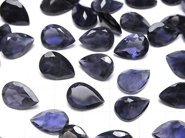 【動画】宝石質アイオライトAAA- ルース ペアシェイプファセットカット14×10mm 1粒 サムネイル4
