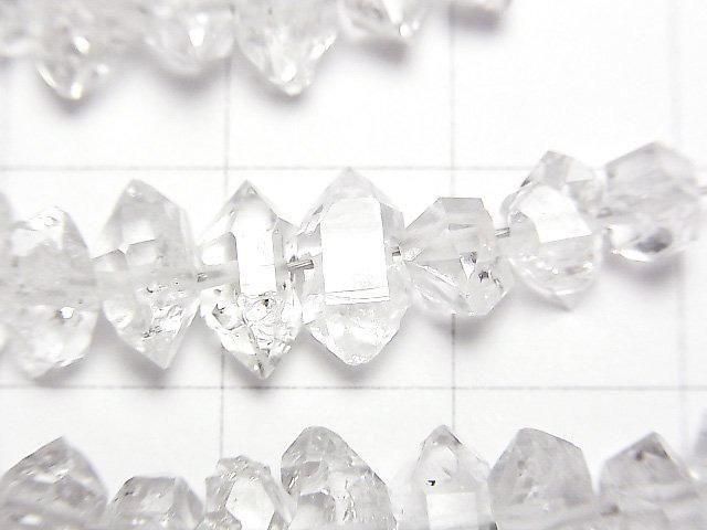 【動画】NY産ハーキマーダイヤモンドAAA ラフロック 【XLサイズ】 1連(約15cm) サムネイル2