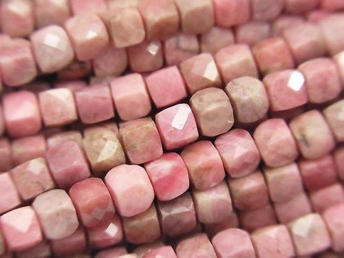 【動画】【素晴らしい輝き】ロードナイトAA++ キューブカット4×4×4mm 1連(約36cm)の画像