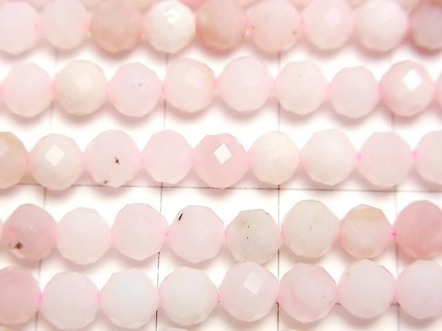 【動画】【素晴らしい輝き】ピンクオパールAA++ ラウンドカット5mm 1連(約37cm) サムネイル2
