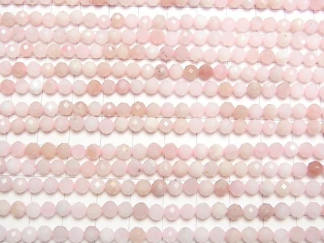 【動画】【素晴らしい輝き】ピンクオパールAA++ ラウンドカット5mm 1連(約37cm) サムネイル3