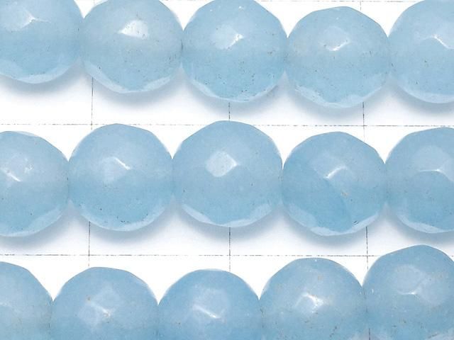 ブルージェード 64面ラウンドカット8mm 1連(約36cm) サムネイル2