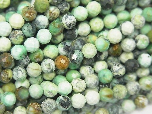 【素晴らしい輝き】バリサイトAA++ ラウンドカット4mm 1連(約38cm)の画像