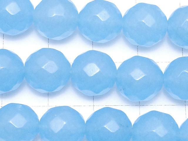 ブルージェード 64面ラウンドカット10mm 1連(約37cm) サムネイル2