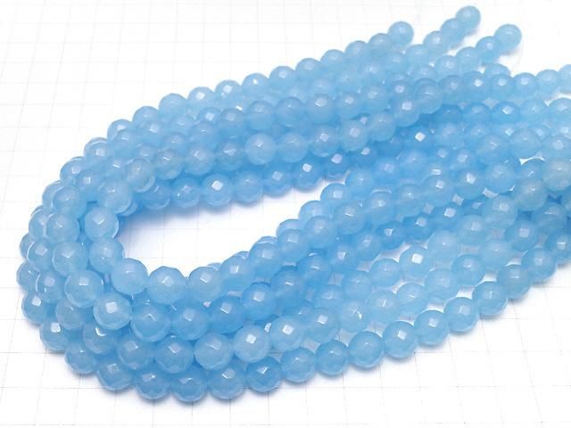 ブルージェード 64面ラウンドカット10mm 1連(約37cm) サムネイル4