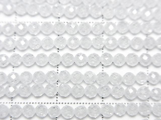 【素晴らしい輝き】ホワイトカラーキュービックジルコニアAAA ラウンドカット3mm 1連(約35cm) サムネイル2
