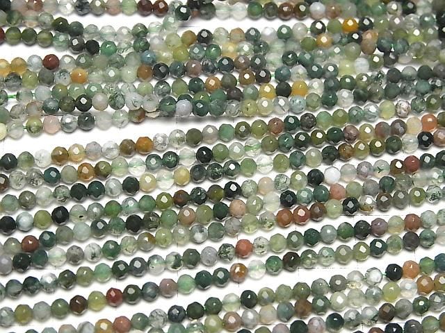 【素晴らしい輝き】インディアンアゲート ラウンドカット3mm 1連(約36cm) サムネイル3