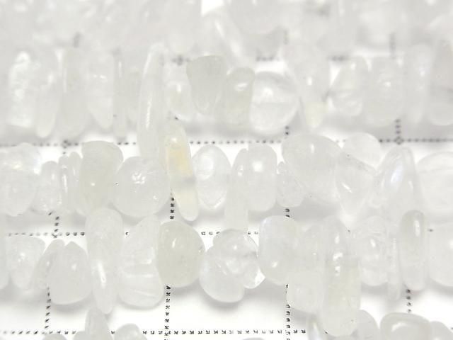 【動画】ロイヤルブルームーンストーンAA++ チップ(ミニタンブル) 1連(約38cm) サムネイル2