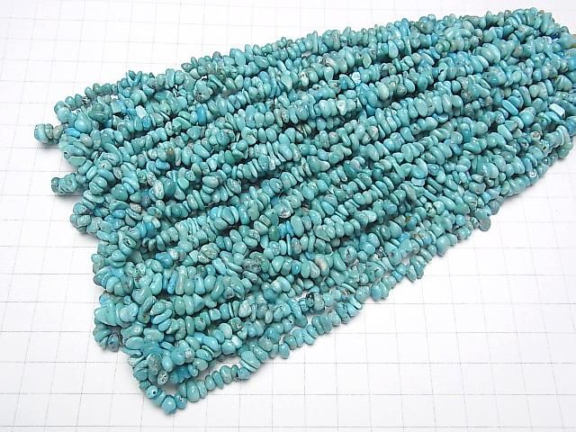 【動画】ターコイズAA++ チップ(ミニタンブル) 1連(約38cm) サムネイル4