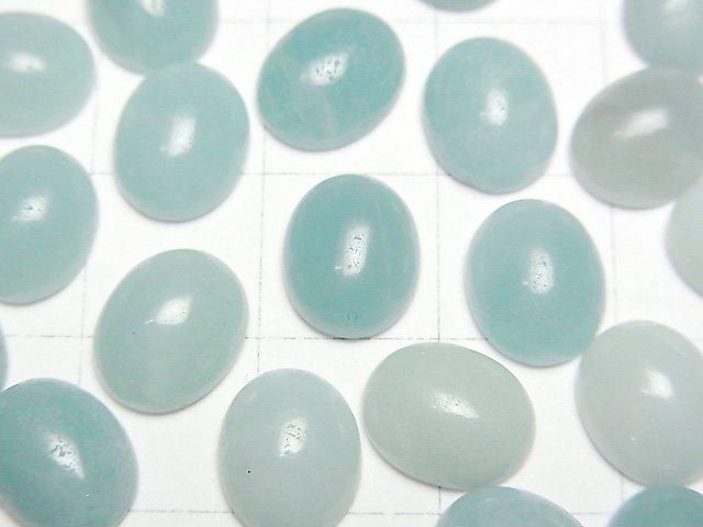 アマゾナイトAA++ オーバル カボション10×8mm 5個 サムネイル2