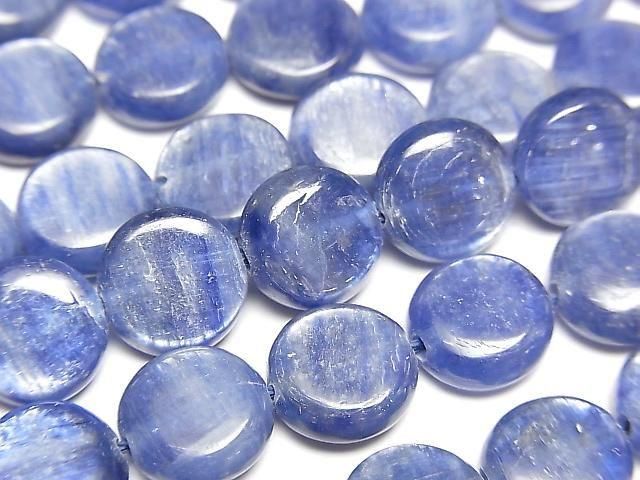 【動画】カイヤナイトAA+ コイン10×10×4mm 半連/1連(約38cm)の画像