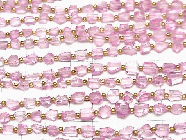 【動画】宝石質ピンクトパーズAAA- タンブルカット 1連(約18cm) サムネイル4