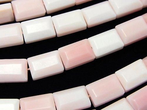 クィーンコンクシェルAAA レクタングルカット10×7×4mm 半連/1連(約38cm)の画像