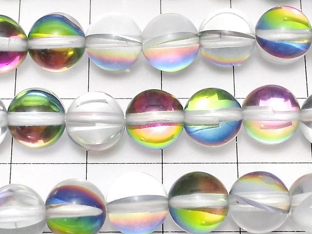 【動画】レインボールナフラッシュ ラウンド8mm 1連(約36cm) サムネイル2