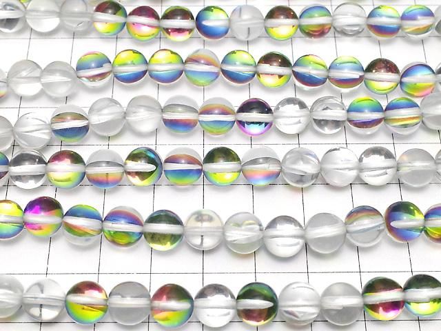 【動画】レインボールナフラッシュ ラウンド8mm 1連(約36cm) サムネイル3