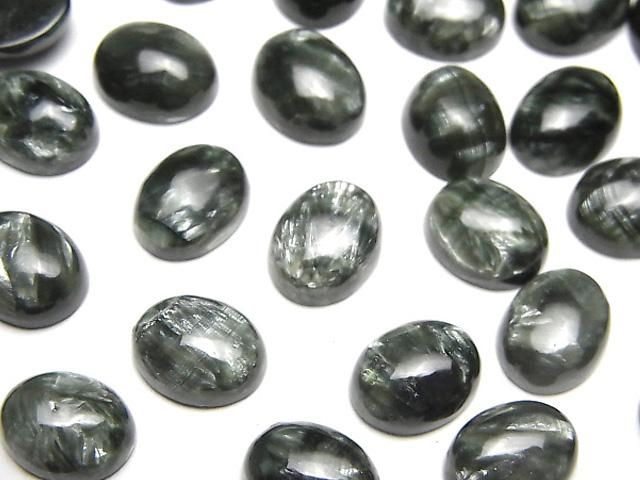【動画】セラフィナイトAAA オーバル カボション10×8mm 2個の画像