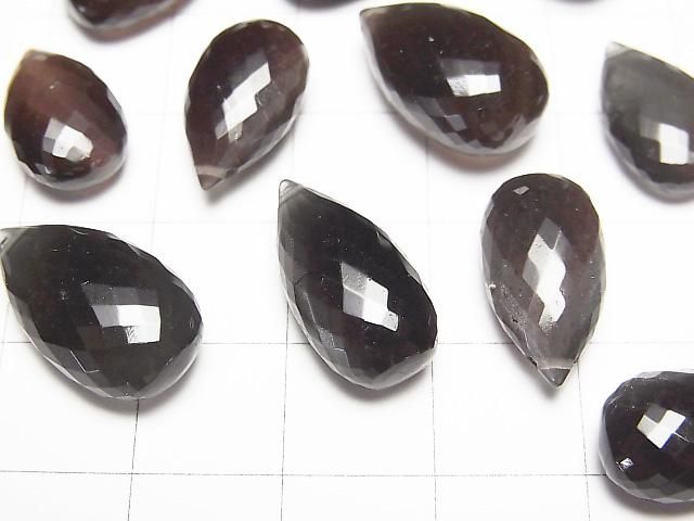 【動画】【粒売り】【極上カット】宝石質スキャポライト キャッツアイAAA ペアシェイプ ブリオレットカット 3粒 サムネイル2