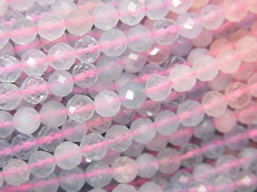 【素晴らしい輝き】ベリルミックスAA++ ラウンドカット4mm 1連(約38cm)の画像