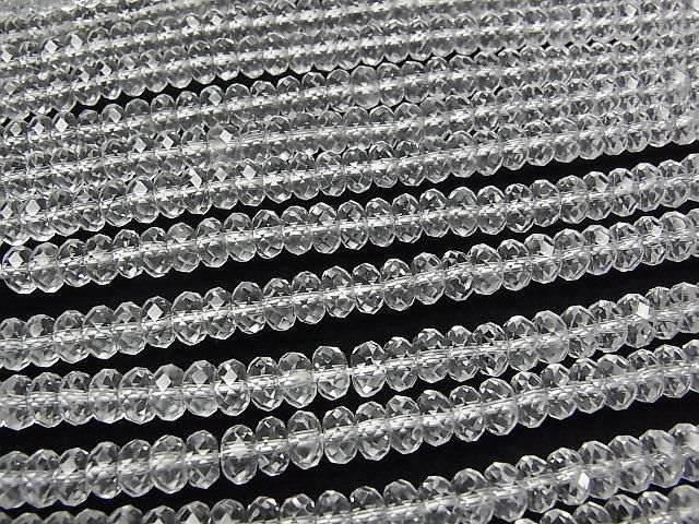 【動画】【素晴らしい輝き】クリスタルAAA ボタンカット6×6mm 「Special cut」 半連/1連(約38cm) サムネイル3