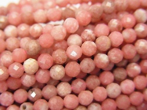 【動画】【素晴らしい輝き】ノルウェー産チューライト ラウンドカット3~3.5mm 1連(約37cm)の画像