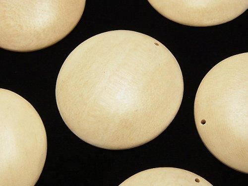 ホワイトウッド コイン40×40×7mm 2枚の画像