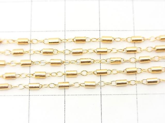 14KGF チューブバーチェーン 3×1.6mm 10センチ サムネイル2