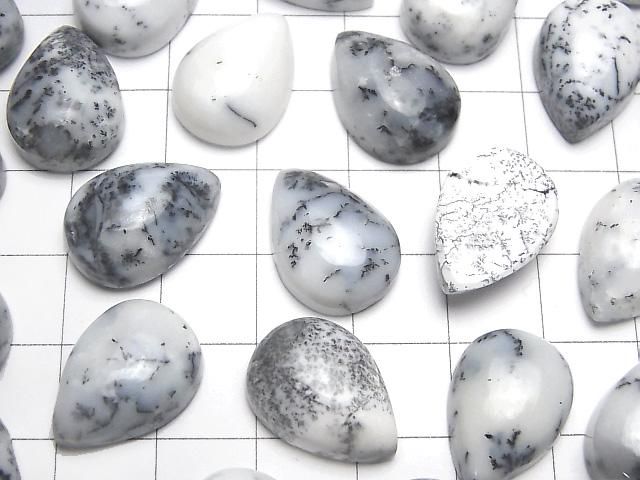 【動画】デンドライトオパール ペアシェイプ カボション18×13mm 2個 サムネイル3