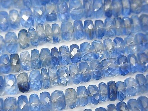 【動画】宝石質カイヤナイトAAA ボタンカット 半連/1連(約38cm)の画像